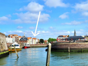 Appartement Havenzicht, gelegen aan zee met zeezicht